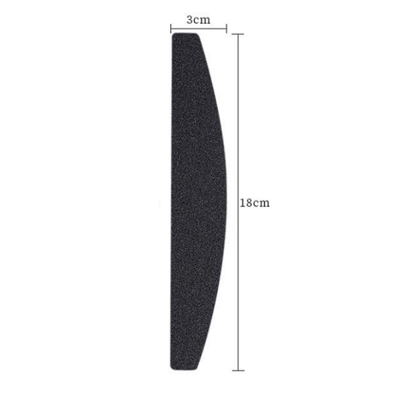 Μεταλλική Λίμα Half Moon με 10 Ανταλλακτικά 100/180 Grit